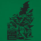 Sleep of Reason Produces Monsters. Goya Art with Owls and Bats