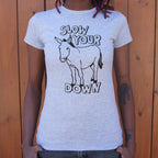 Slow Your Ass Down Donkey Pun Design
