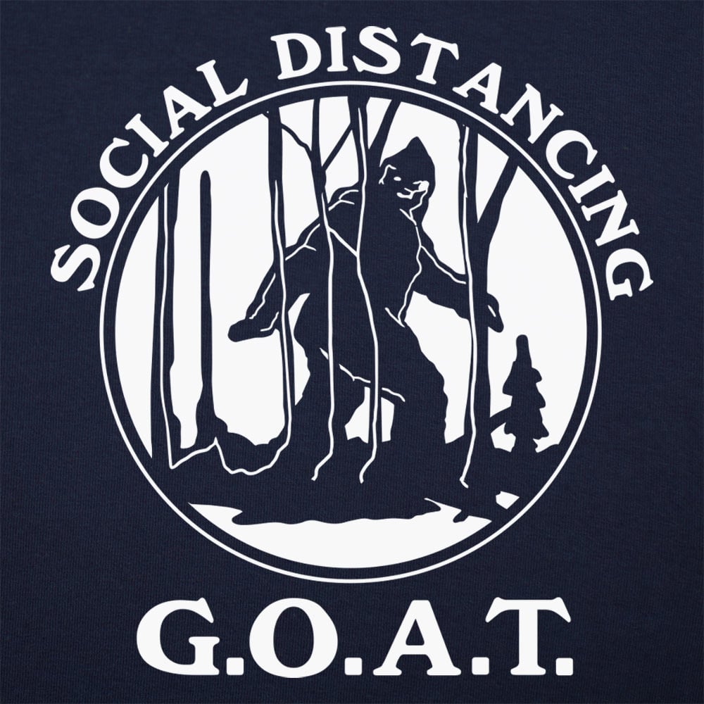 Social Distancing G.O.A.T. Bigfoot in the Woods