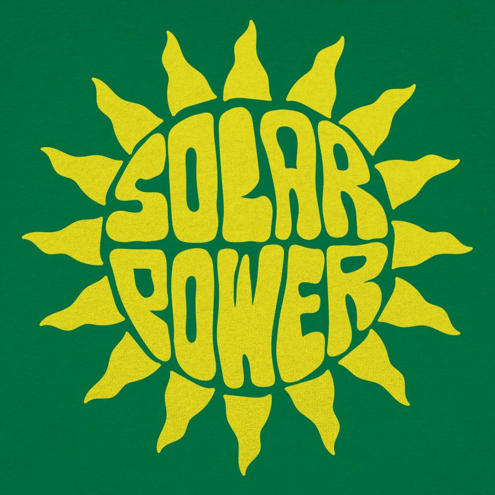 Solar Power Sun Graphic
