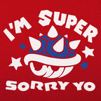I'm Sorry Bro Racing Game Graphic