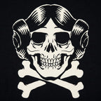 Space Princess Skull and Crossbones Graphic
