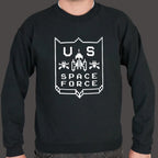 US Space Force Retro 8-Bit  Alien Invaders Graphic