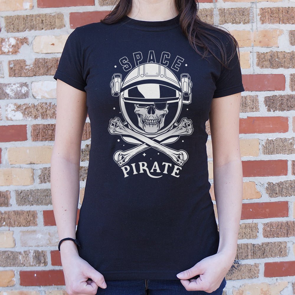 Space Pirate Skull and Crossbones Graphic