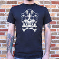 Space Princess Skull and Crossbones Graphic