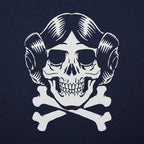 Space Princess Skull and Crossbones Graphic