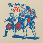 Spirit of '76 Revolutionary War Drummers and Flag Bearer