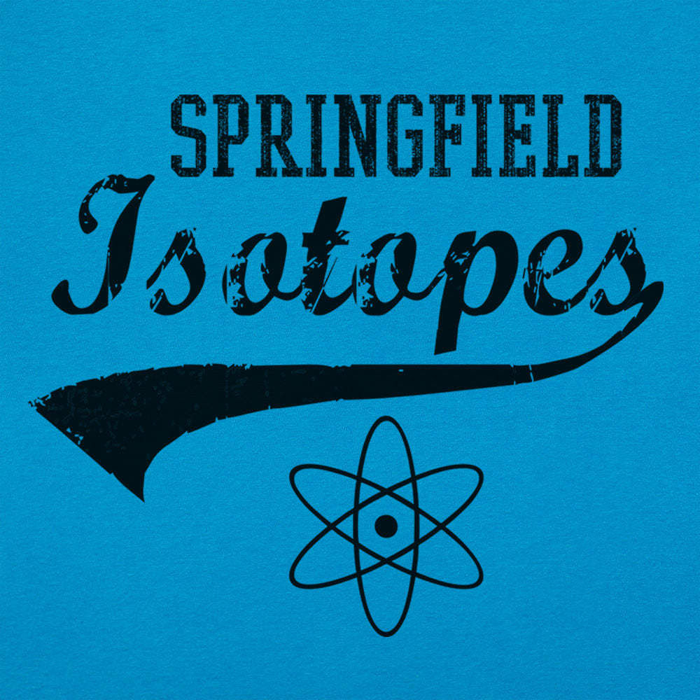 Springfield Isotopes Baseball Team Atom Logo