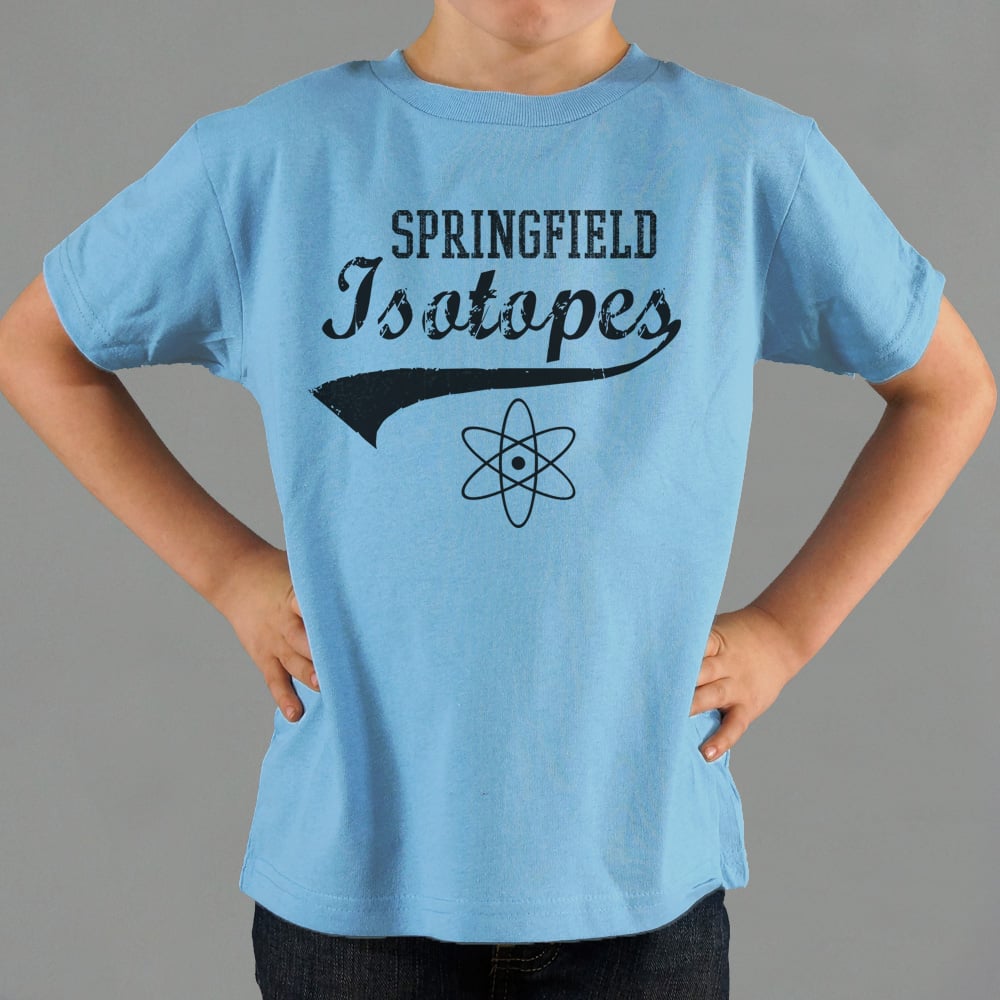 Springfield Isotopes Baseball Team Atom Logo