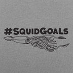 Squid Goals Hashtag Pun with Squid Illustration