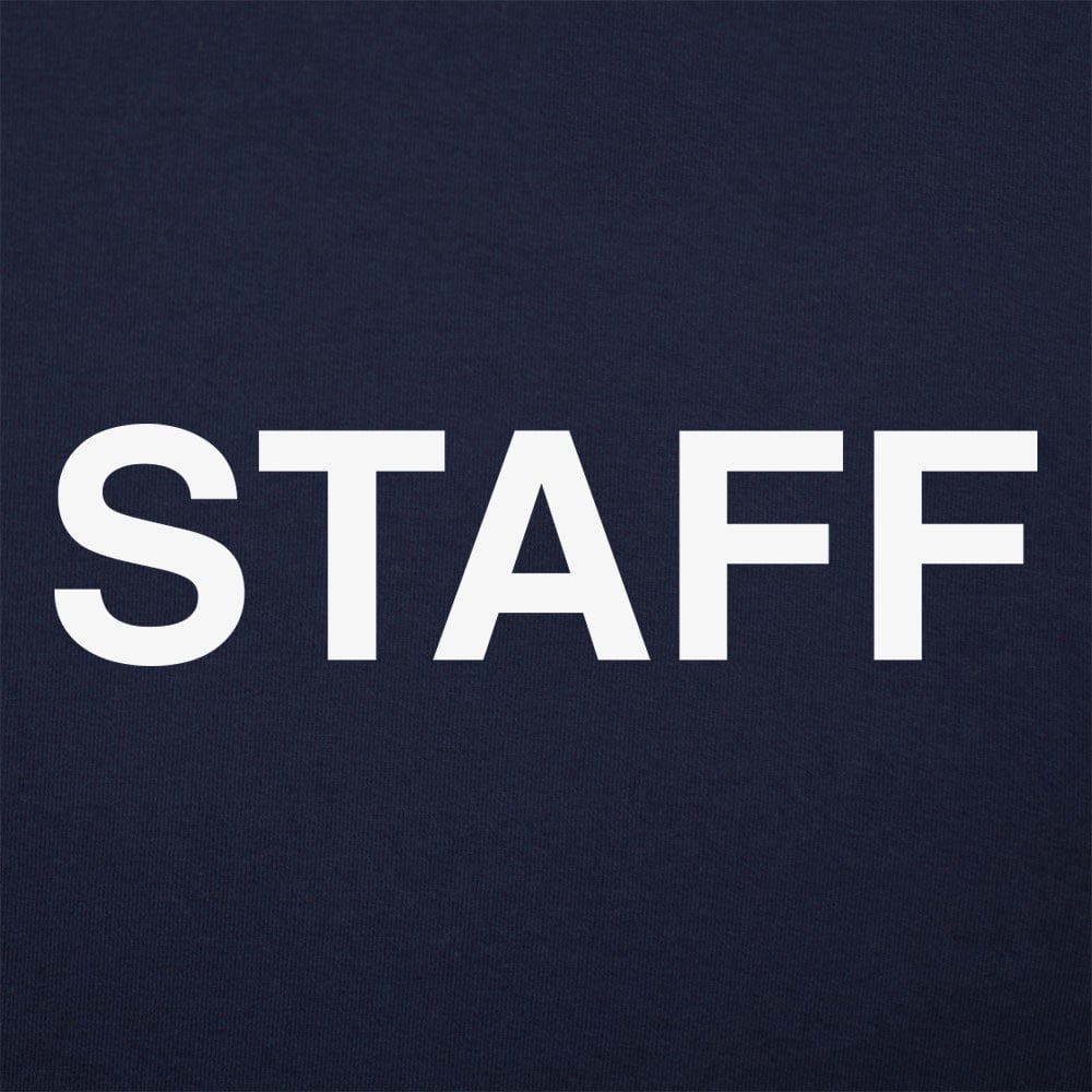 Staff Bold Print for Security and Event Crews