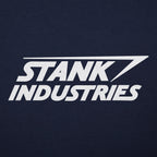 Stank Industries Superhero Company Parody Logo