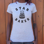 Star Baker Crowned Cake Baking Graphic