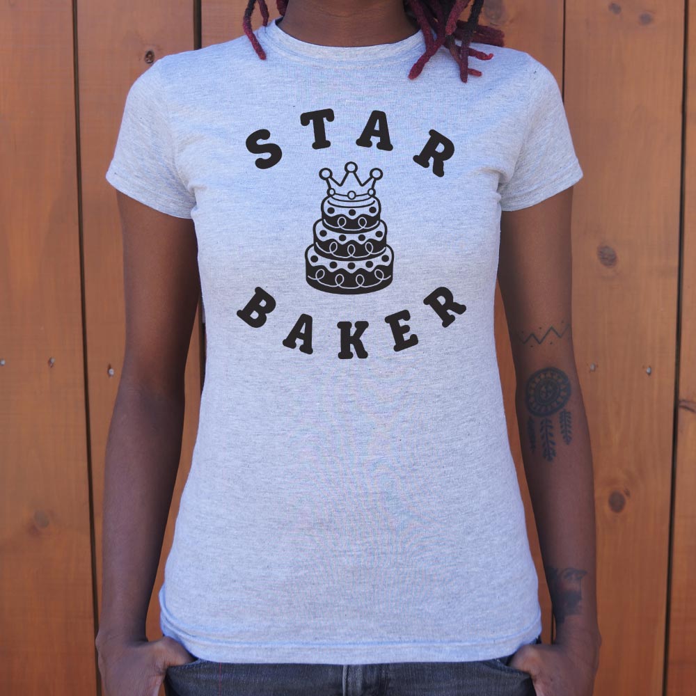 Star Baker Crowned Cake Baking Graphic