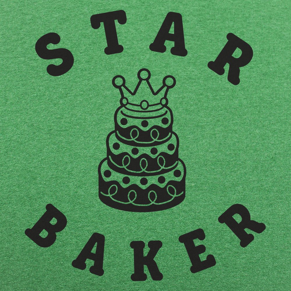 Star Baker Crowned Cake Baking Graphic