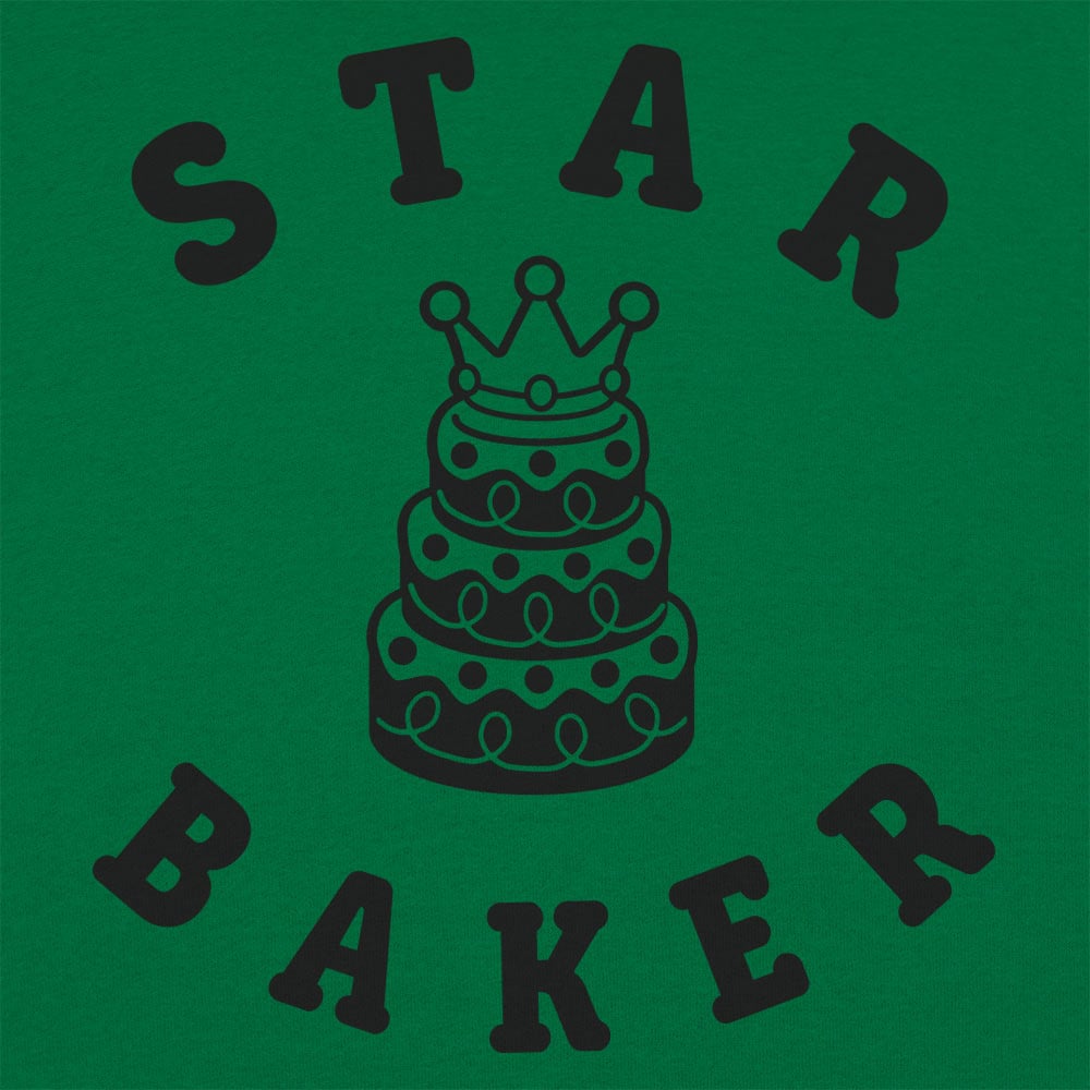 Star Baker Crowned Cake Baking Graphic