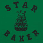 Star Baker Crowned Cake Baking Graphic