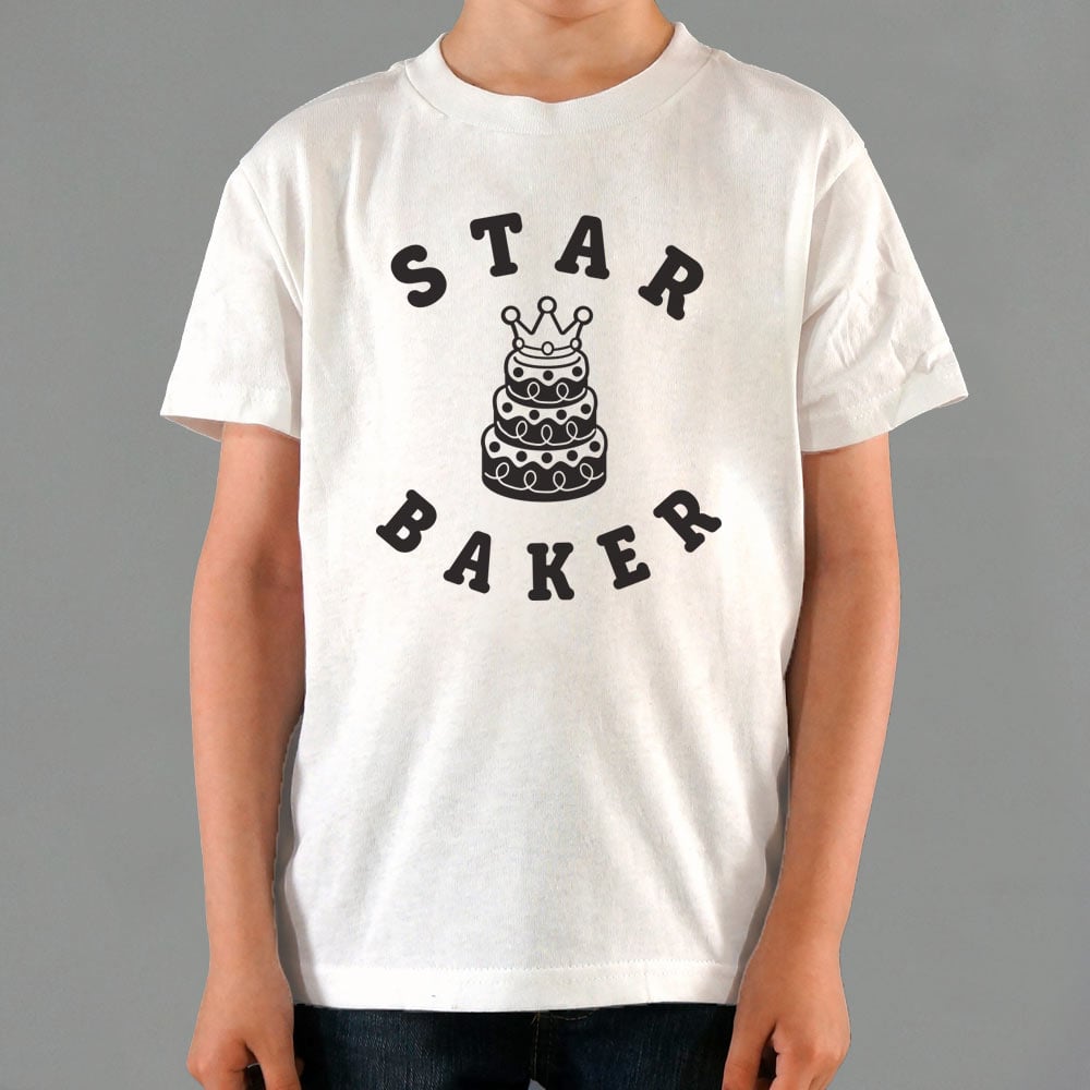 Star Baker Crowned Cake Baking Graphic