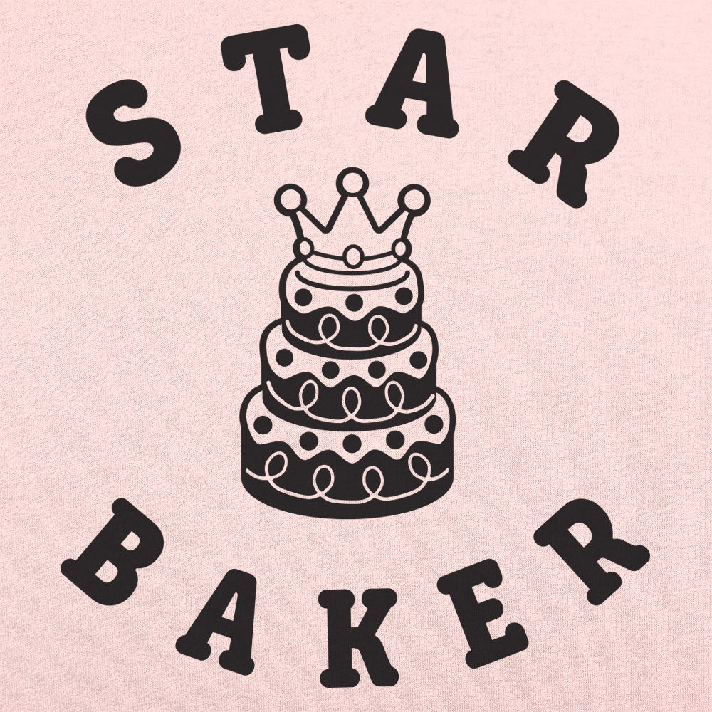 Star Baker Crowned Cake Baking Graphic