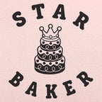 Star Baker Crowned Cake Baking Graphic