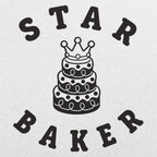 Star Baker Crowned Cake Baking Graphic