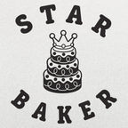 Star Baker Crowned Cake Baking Graphic