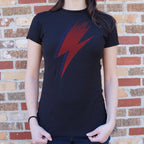 Star Bolt Red Lightning Bolt Rock Legend Tribute