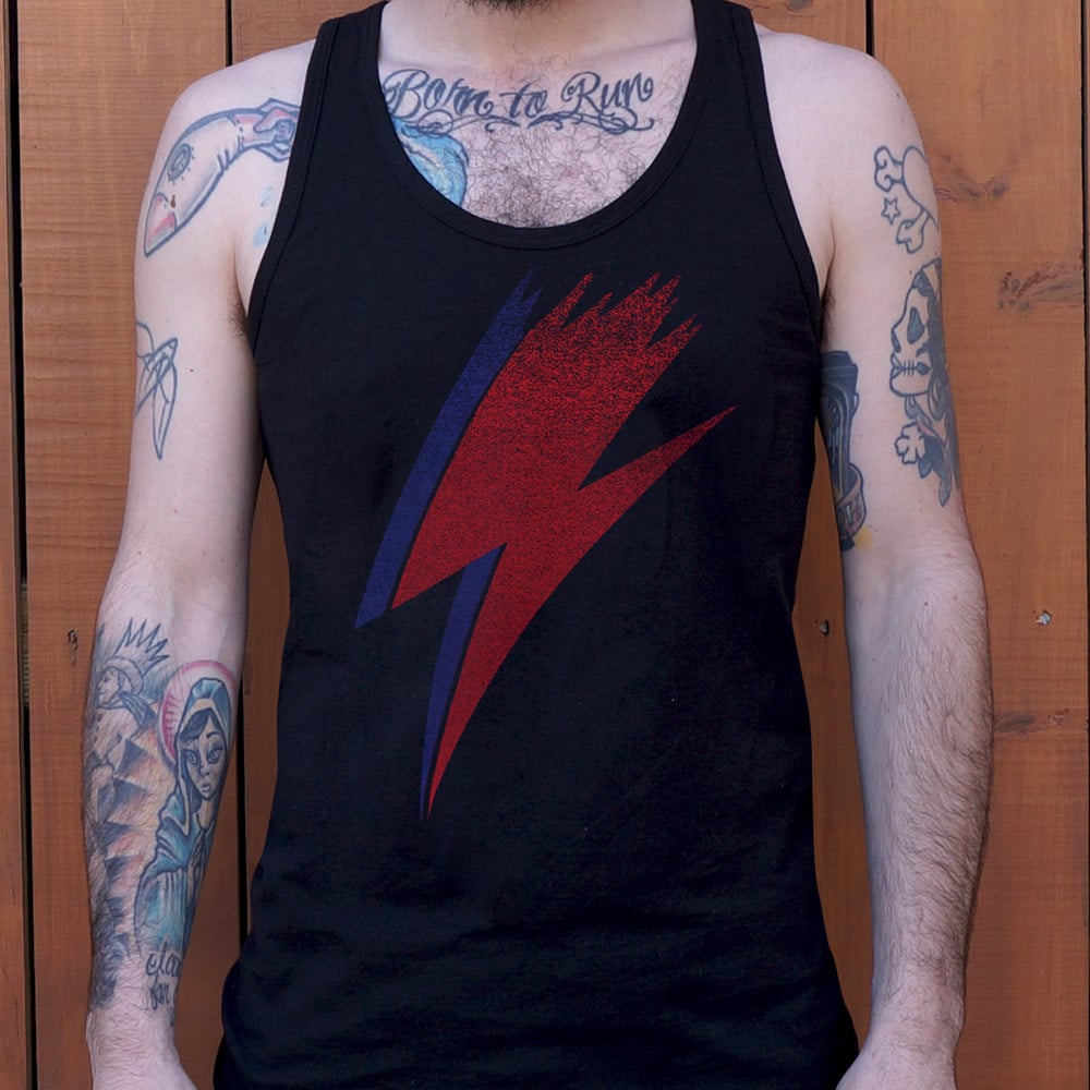 Star Bolt Red Lightning Bolt Rock Legend Tribute