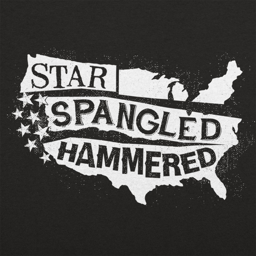 Star-Spangled Hammered USA 4th of July Drinking Design