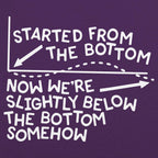 Started From The Bottom Now Slightly Below The Bottom
