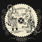Steampunk Boxing Match with Robotic Kangaroo Boxer