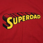 Superdad Comic Book Superhero Logo