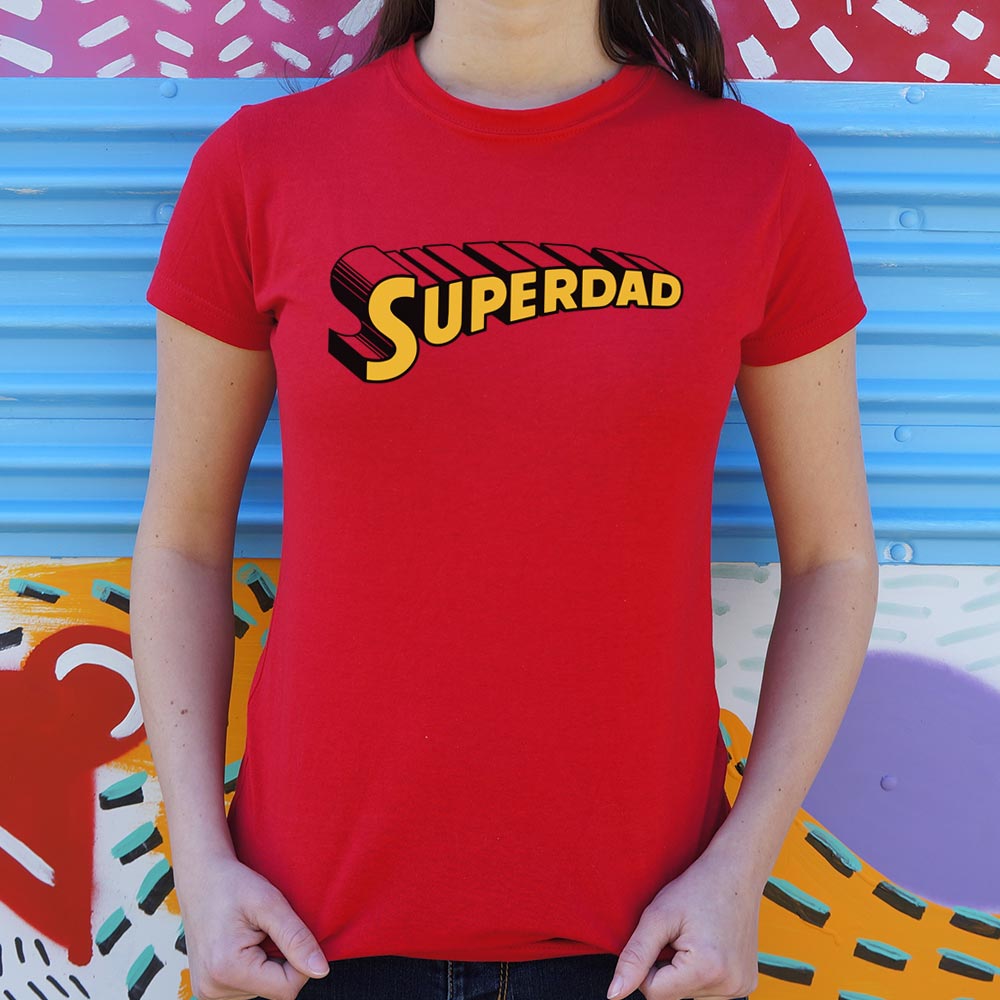 Superdad Comic Book Superhero Logo