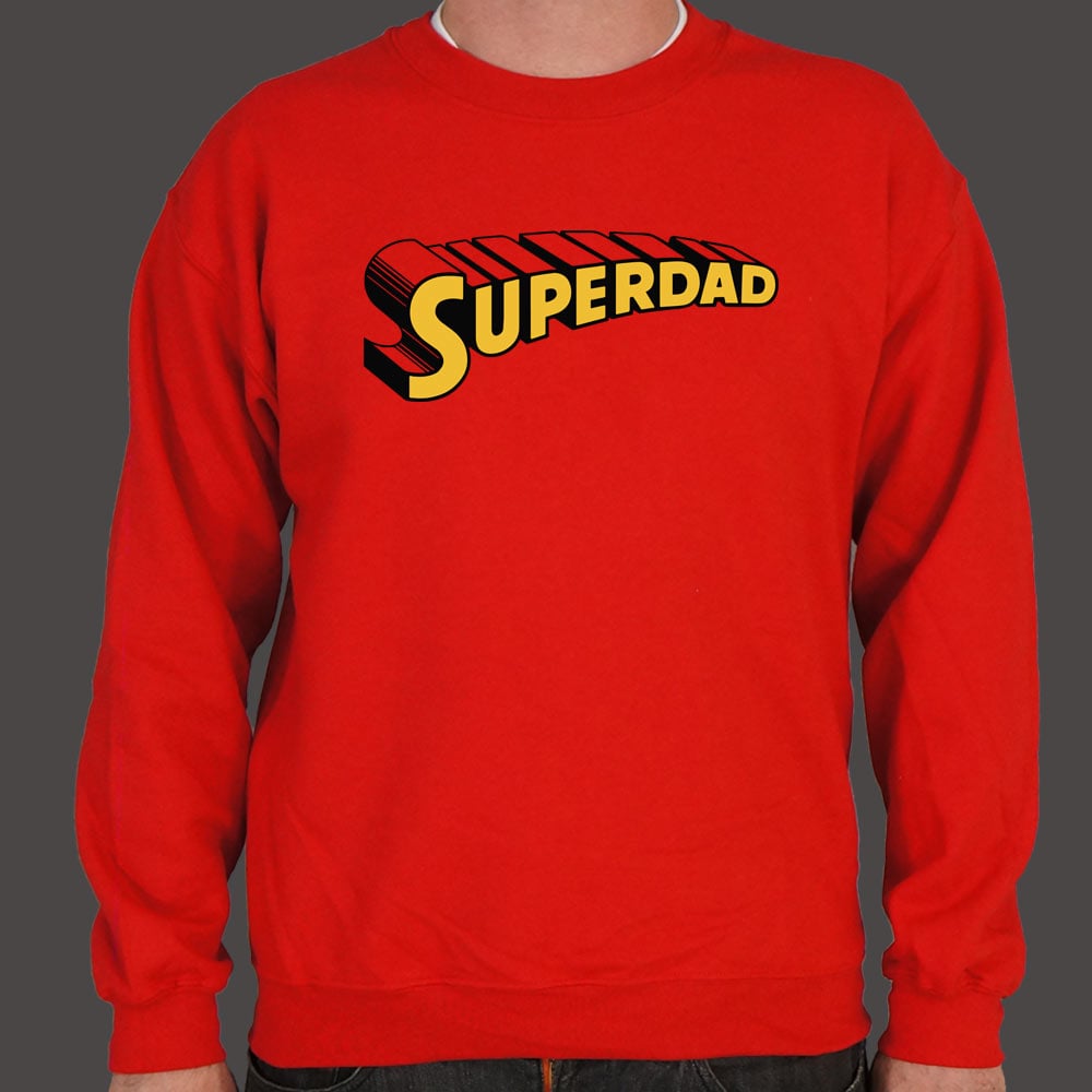 Superdad Comic Book Superhero Logo
