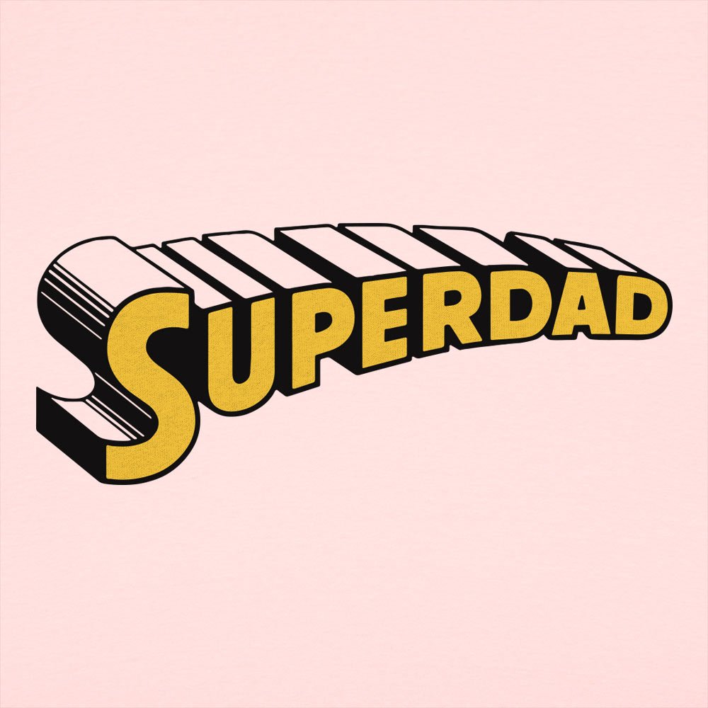 Superdad Comic Book Superhero Logo
