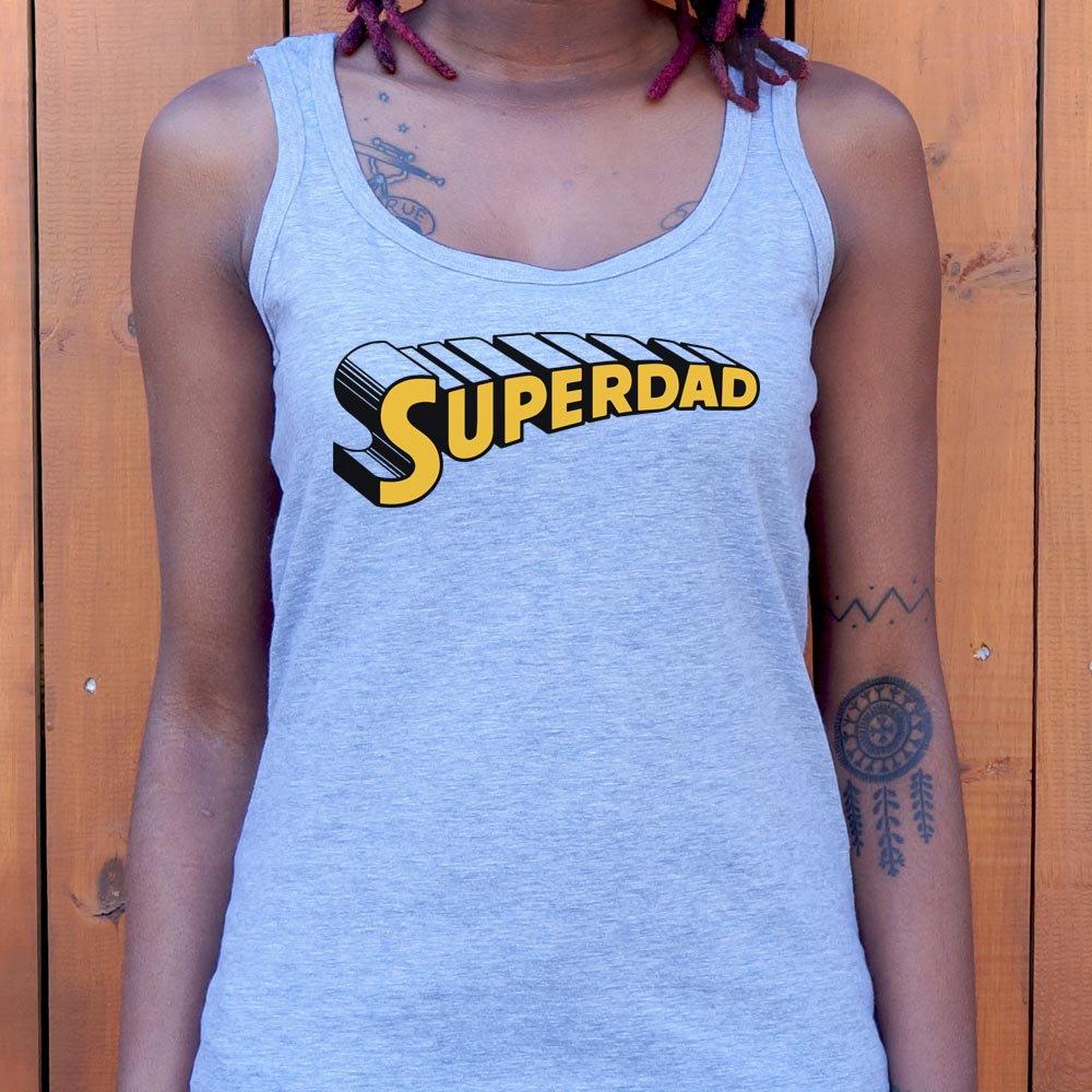 Superdad Comic Book Superhero Logo