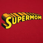 Supermom Comic Book Superhero Logo
