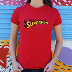 Supermom Comic Book Superhero Logo