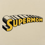 Supermom Comic Book Superhero Logo