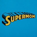 Supermom Comic Book Superhero Logo