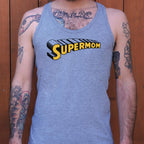 Supermom Comic Book Superhero Logo