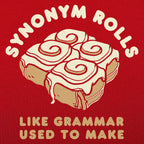 Synonym Rolls Frosted Cinnamon Rolls Grammar Pun