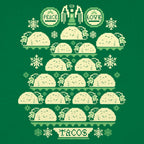 Ugly Taco Christmas Sweater Peace Love Tacos