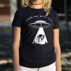 Take Me With You UFO Cow Abduction