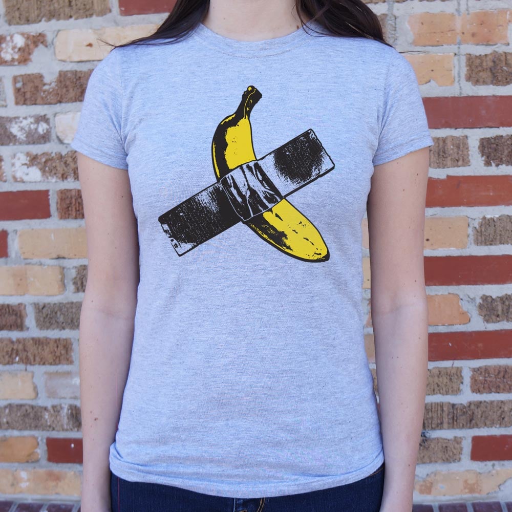 Taped Banana Duct Tape Wall Art Parody