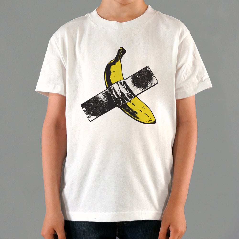 Taped Banana Duct Tape Wall Art Parody