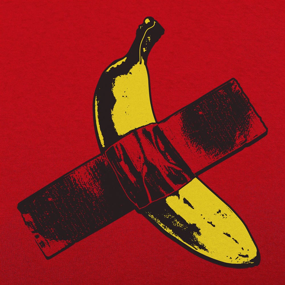 Taped Banana Duct Tape Wall Art Parody