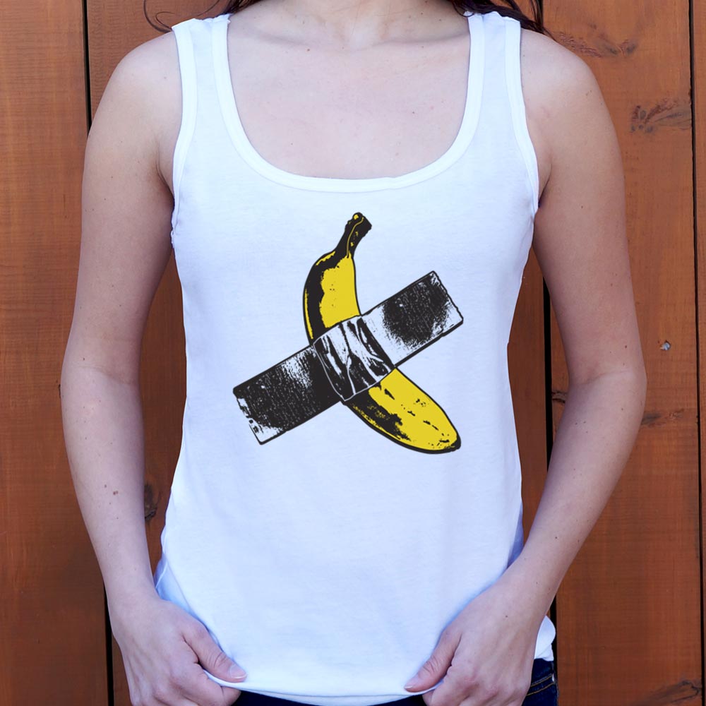 Taped Banana Duct Tape Wall Art Parody