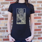 Tarot Chariot Card with Armored Knight and Sphinxes