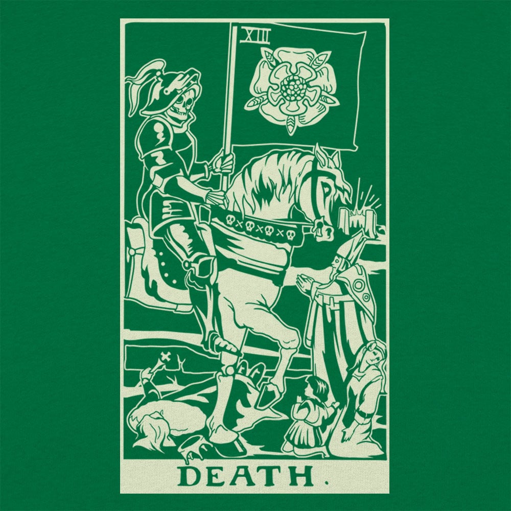 Tarot Death Card Skeleton Knight on Horse